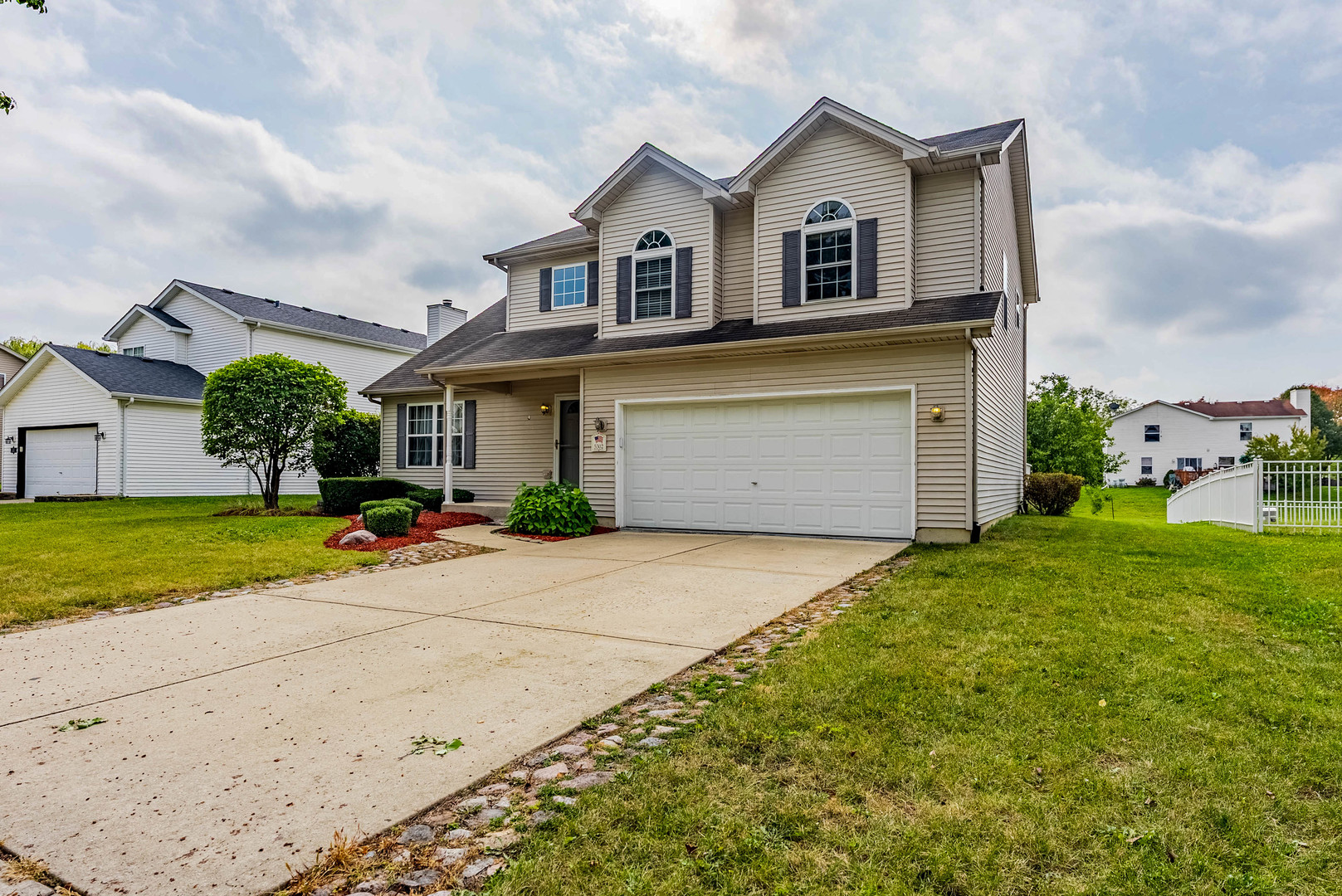 5302 Meadowbrook Street Plainfield, IL 60586 - Photo 46 of 46 a front view of house with yard and trees