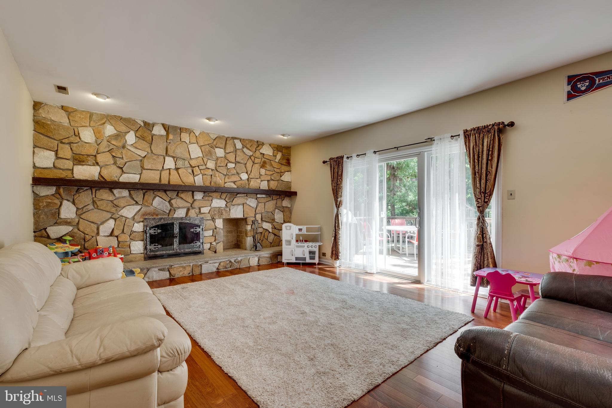 110 Bortons Road Marlton, NJ 08053 - Photo 13 of 44 Stone wall Firplace