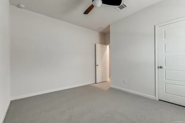 a view of an empty room