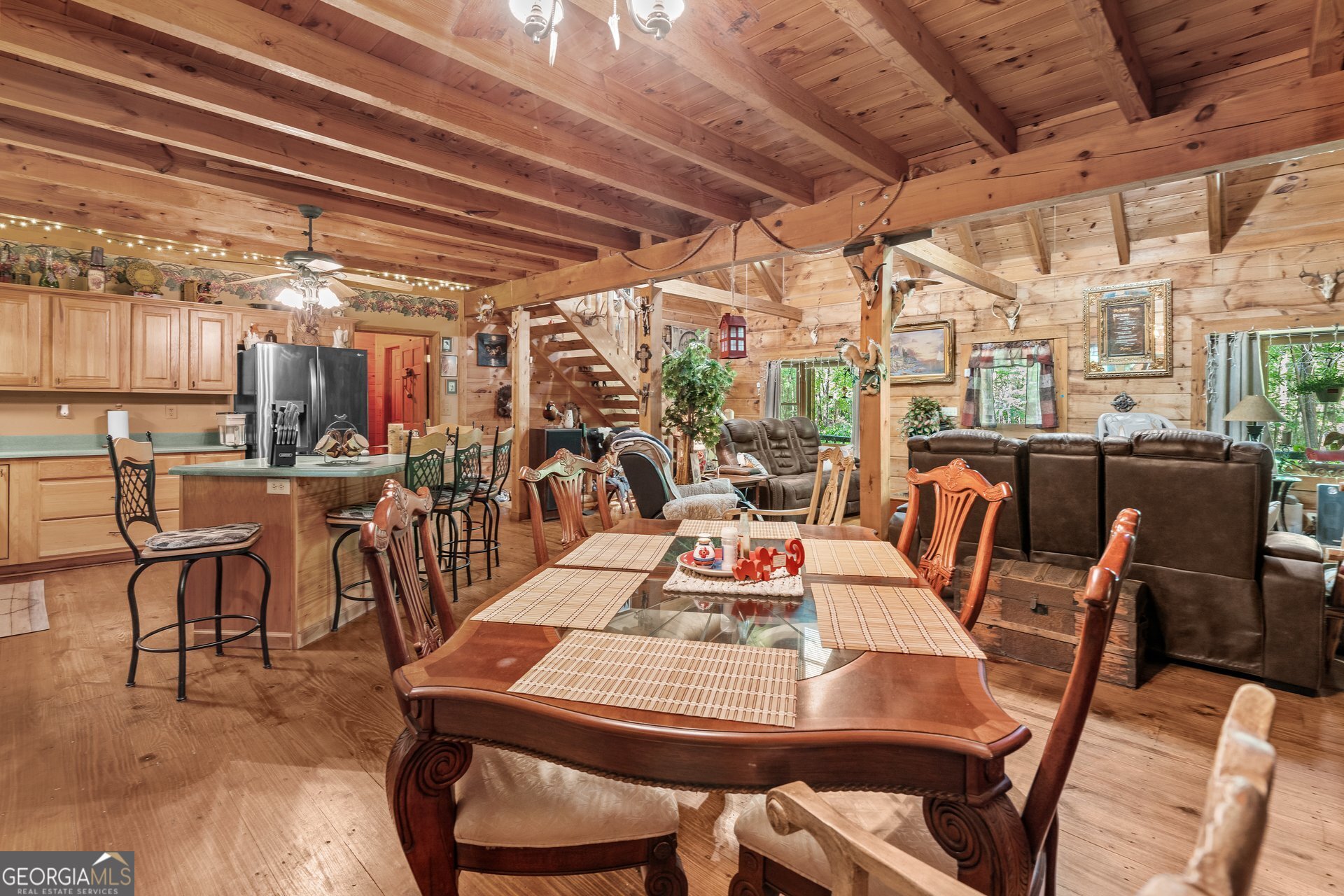 4930 Post Road Winston, GA 30187 - Photo 12 of 59 a view of a dining room with furniture window and chairs