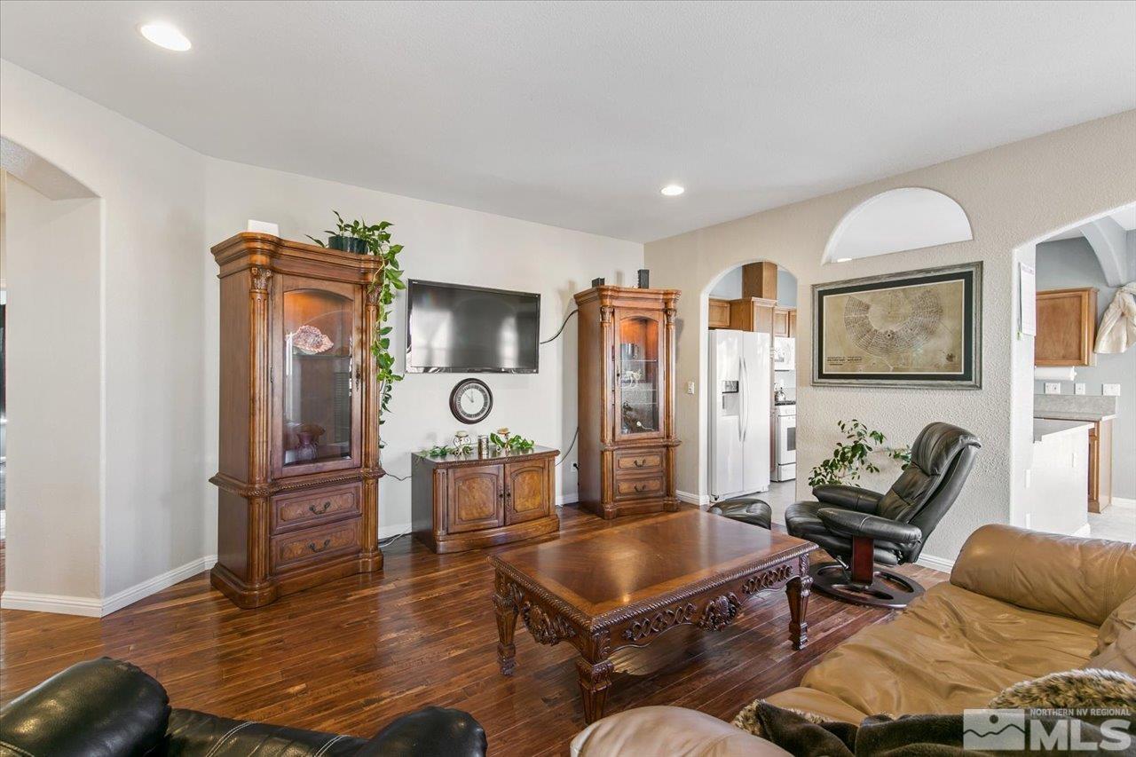 9625 Marble Creek Court Reno, NV 89506 - Photo 7 of 40 a living room with furniture and wooden floor