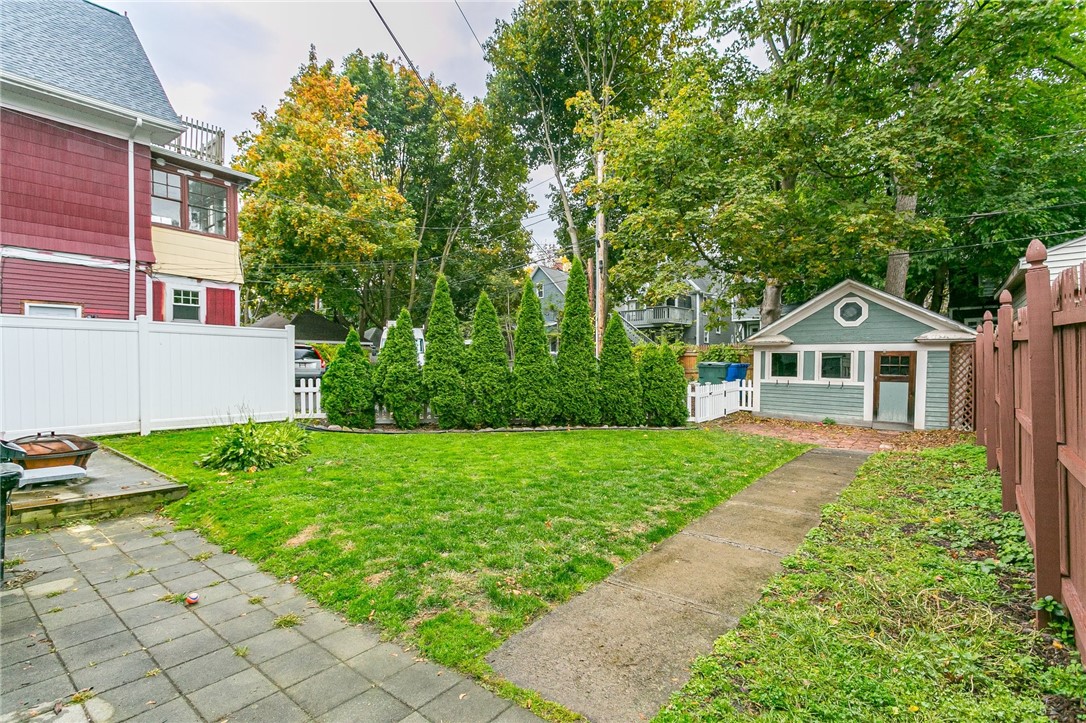 85 Belmont Street Rochester, NY 14620 - Photo 32 of 32 Private fenced in backyard