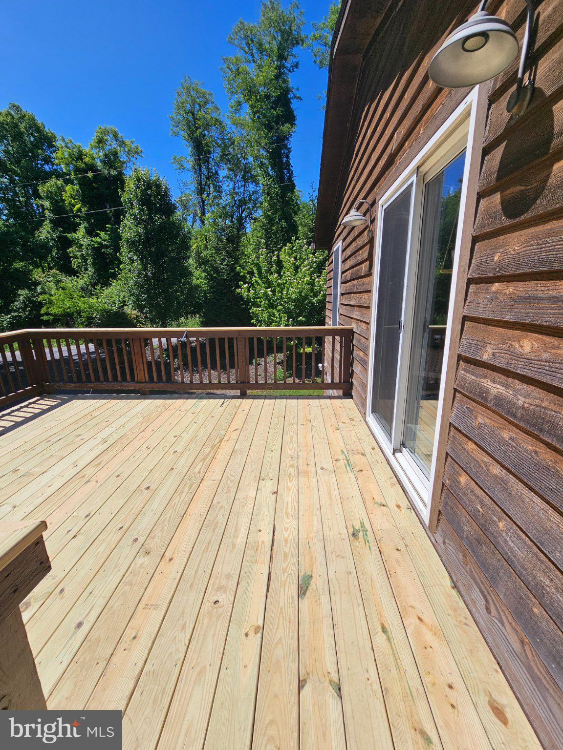 32 Parnassus Road Linden, VA 22642 - Photo 30 of 50 Sunny deck with lush green backdrop.