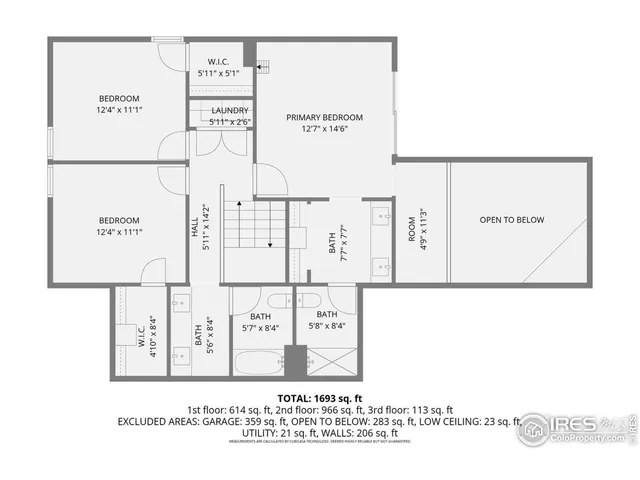 a picture of a room with wall painting