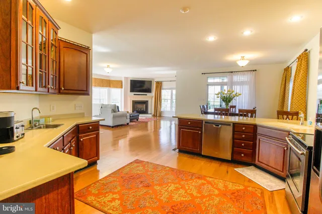 a view of a deck with two chairs and a table