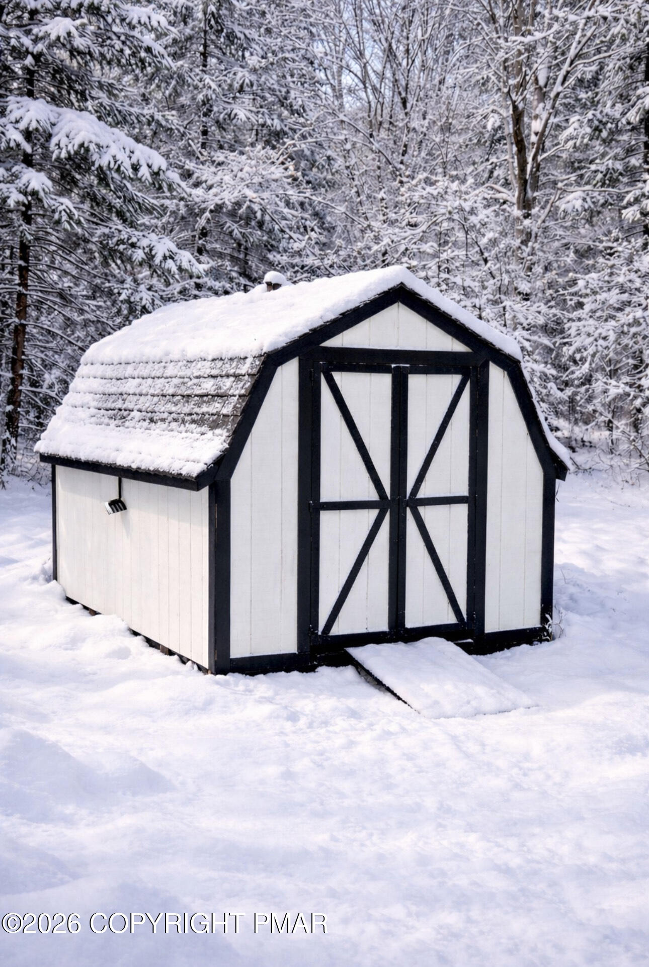 93 Iroquois Road Albrightsville, PA 18210 - Photo 2 of 24 a view of wooden floor in a backyard