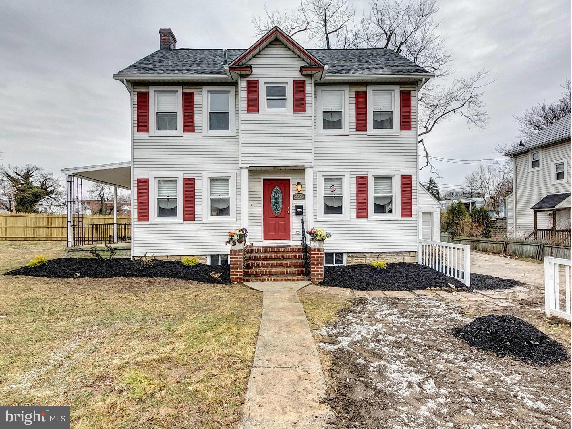 5800 Clearspring Road Baltimore, MD 21212 - Photo 30 of 30 a front view of a house with a yard