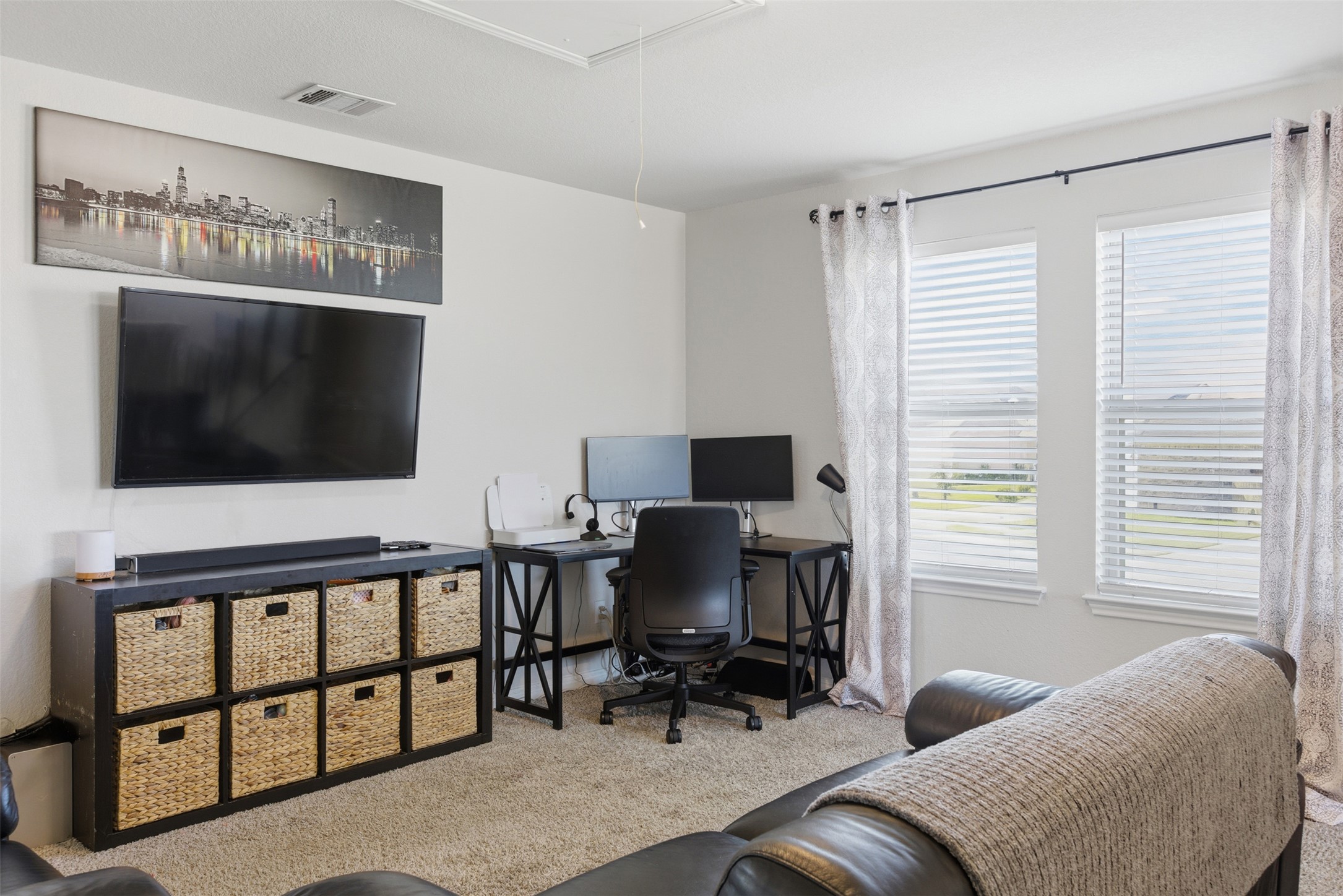 431 Dipprey Lane Georgetown, TX 78628 - Photo 27 of 39 a view of a livingroom with workspace and a window