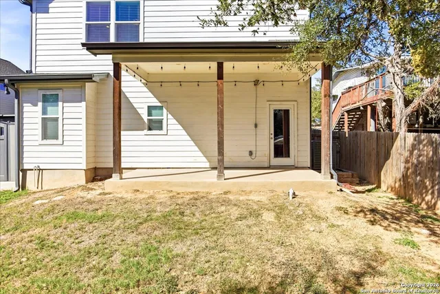 a view of a house with a outdoor space
