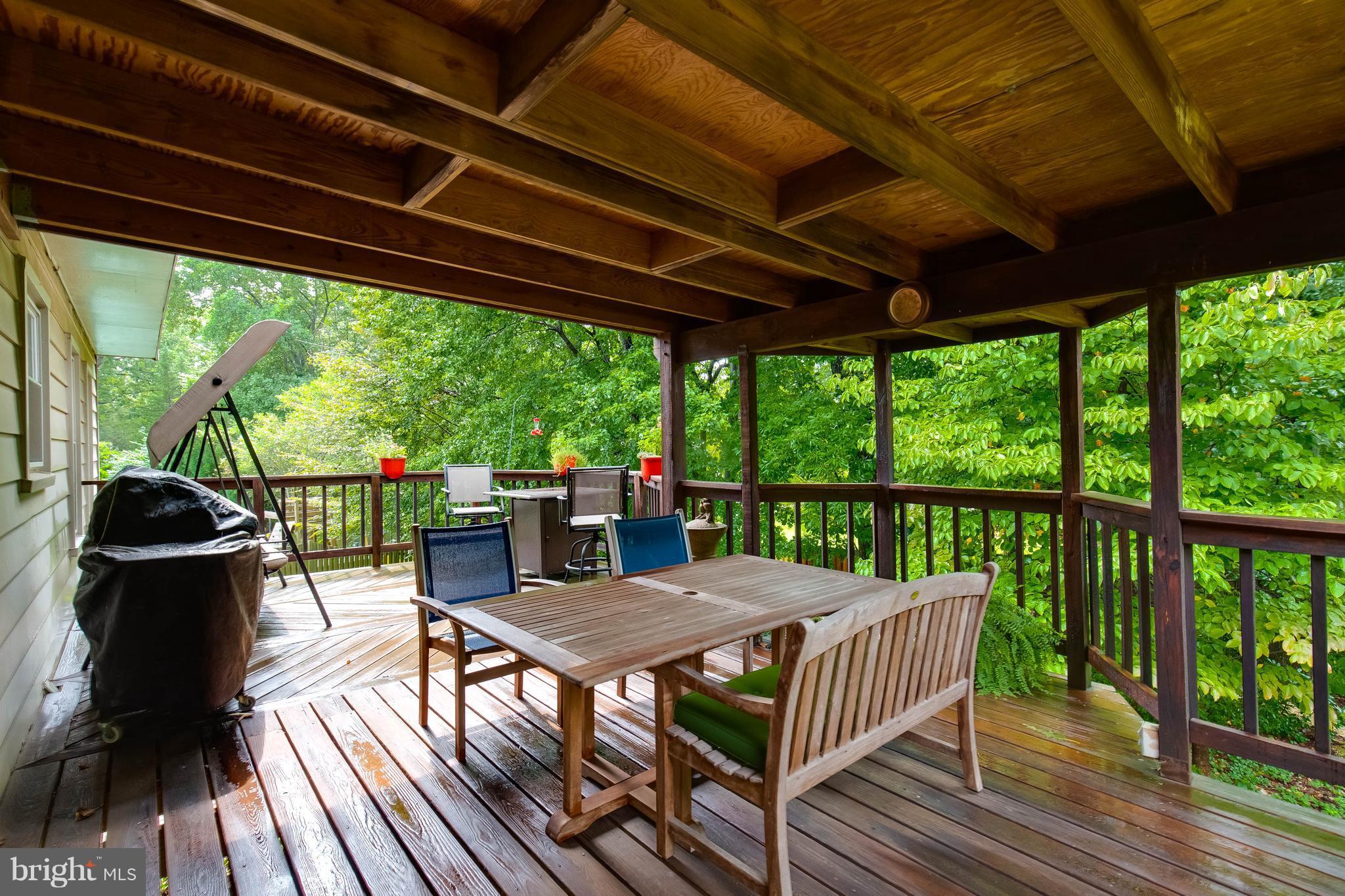 4820 Powell Road Fairfax, VA 22032 - Photo 11 of 31 Morning coffee on the deck