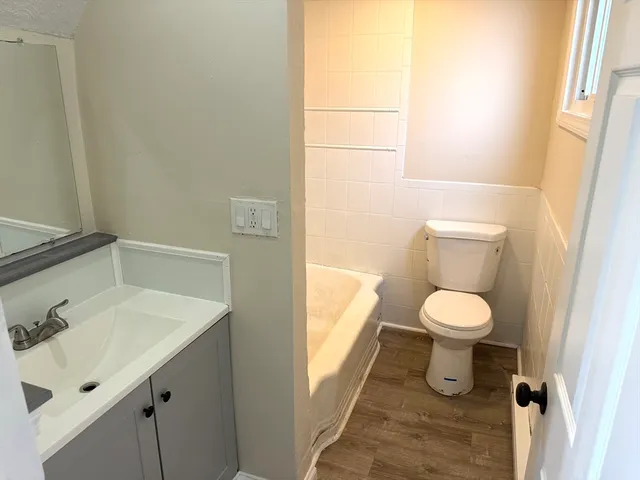 a bathroom with a sink and a toilet