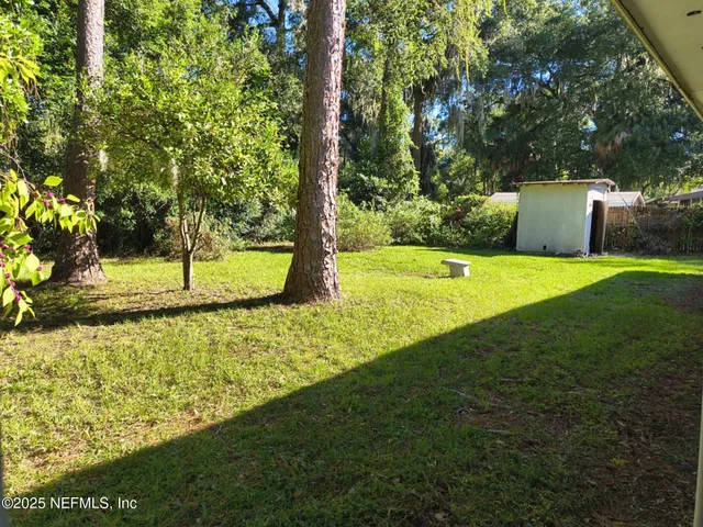 a view of an outdoor space and yard