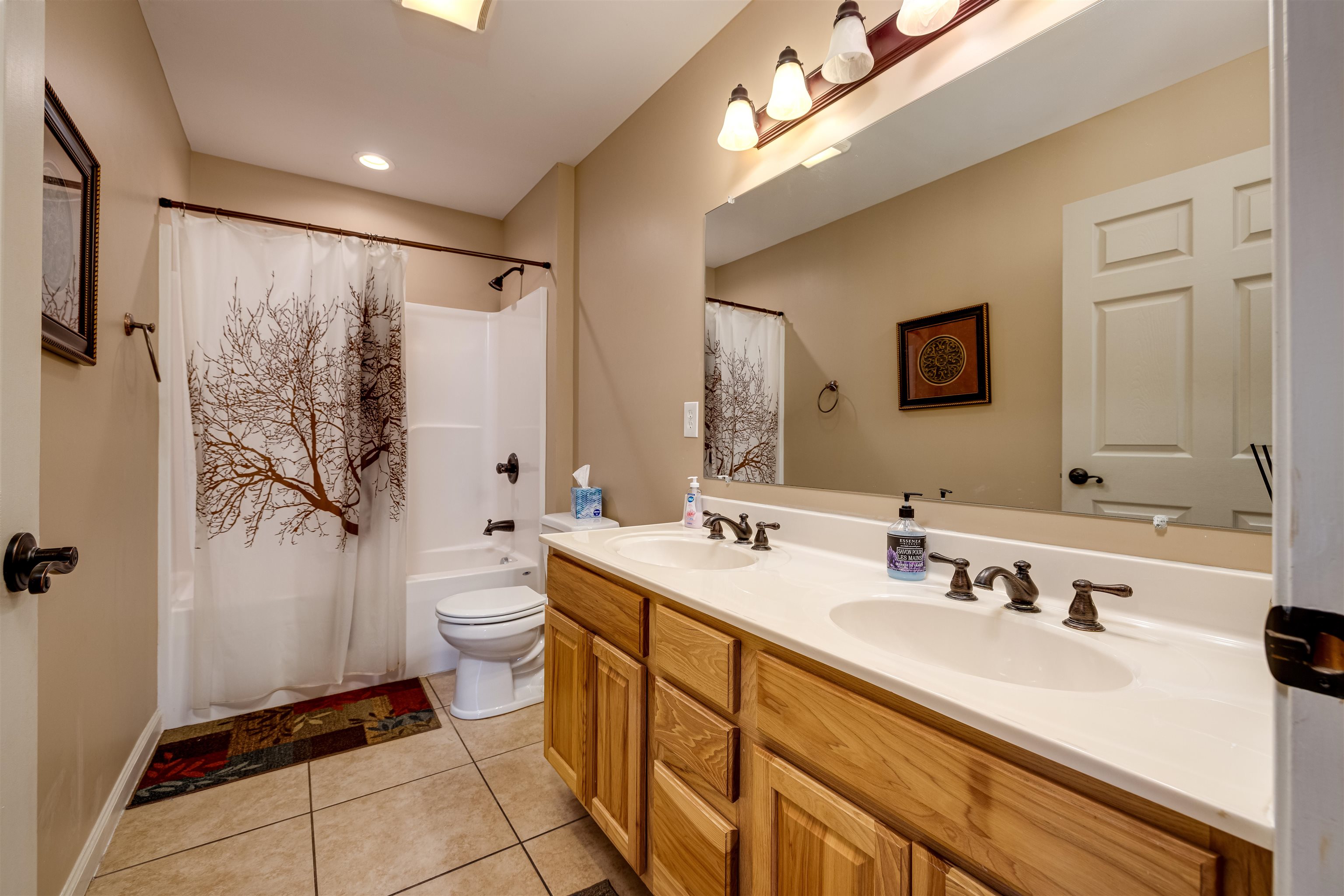 2225-2319 Valley Burg Road Luray, VA 22835 - Photo 20 of 57 a spacious bathroom with a double vanity sink toilet mirror and shower