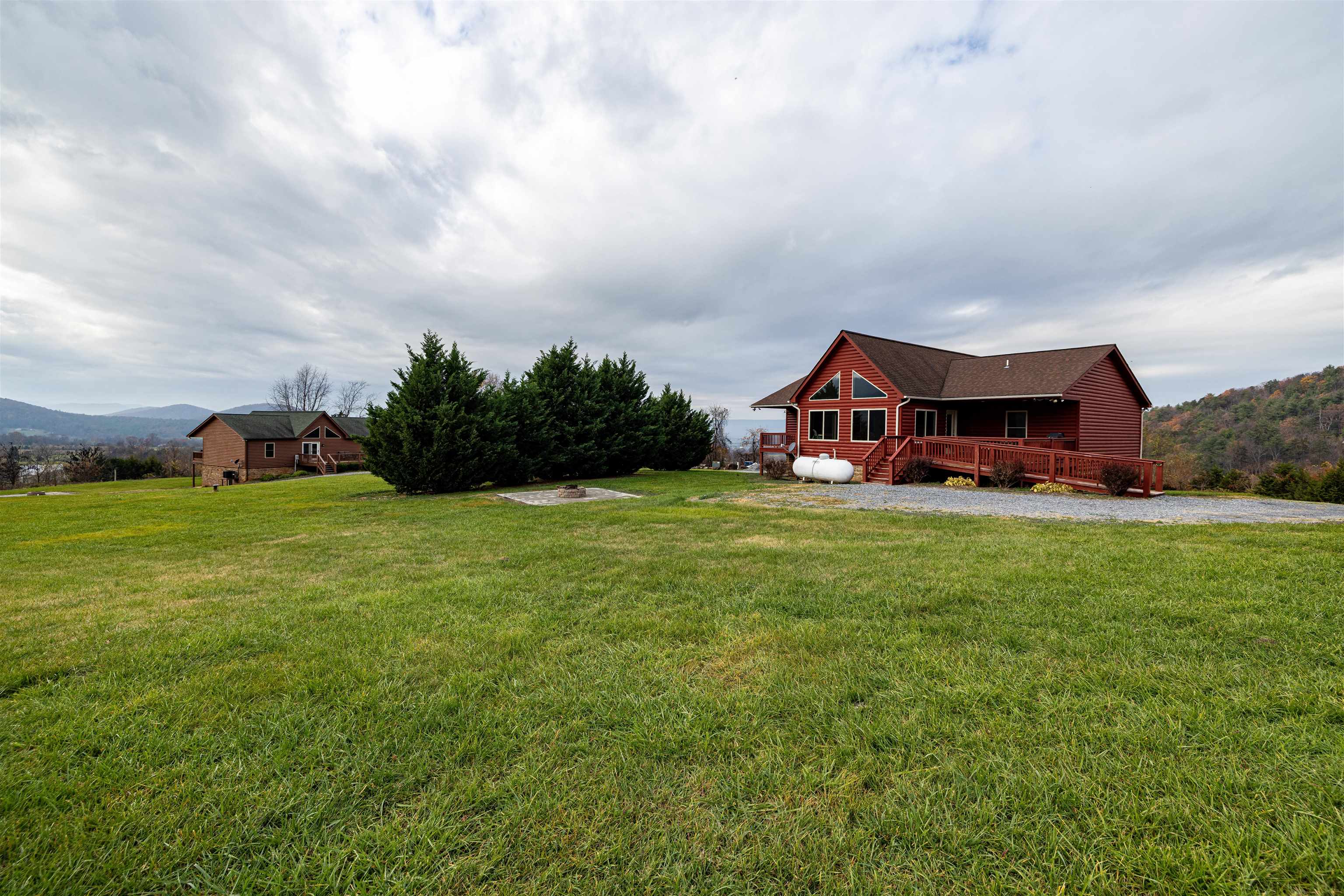 2225-2319 Valley Burg Road Luray, VA 22835 - Photo 28 of 57 an aerial view of house with yard and entertaining space