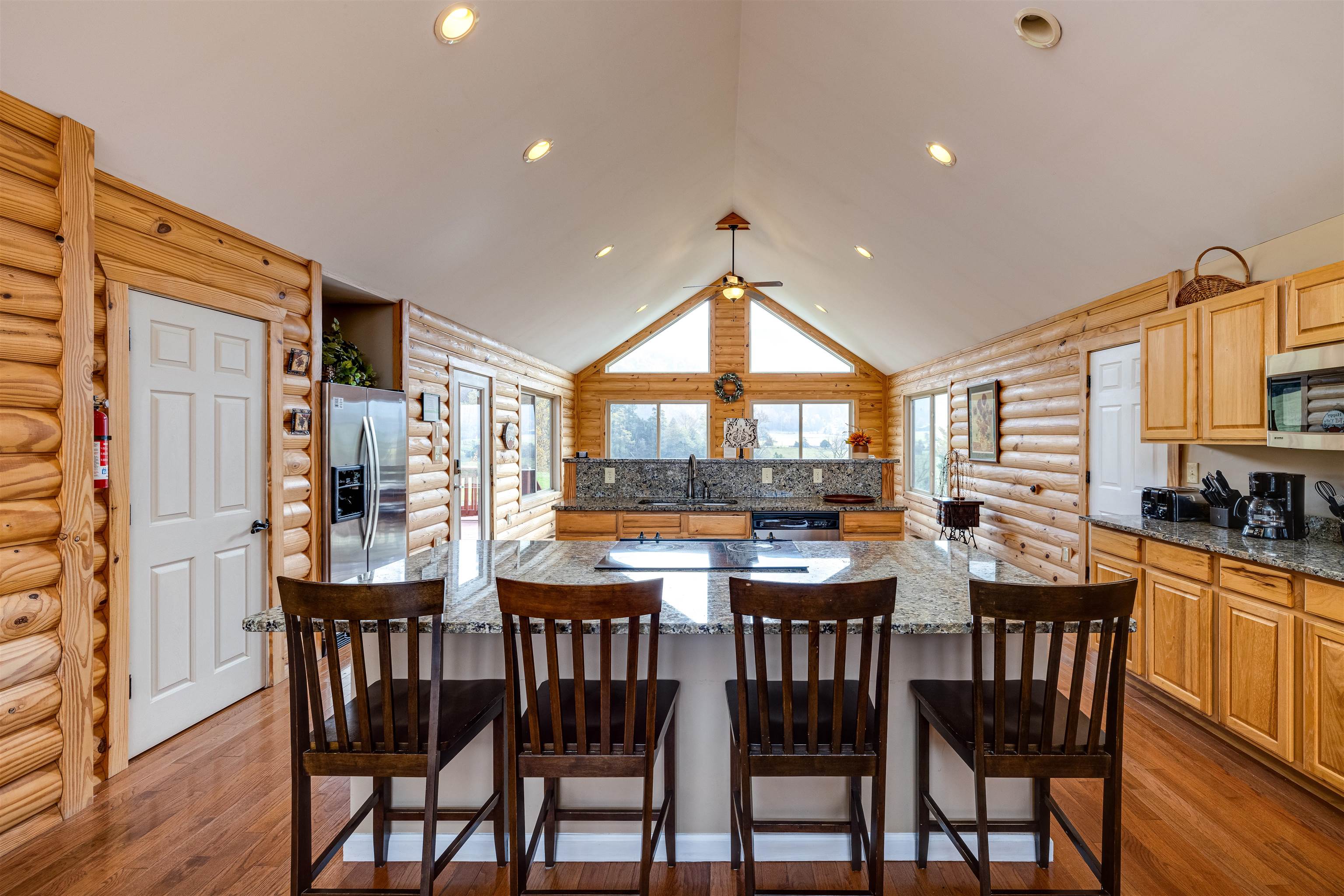 2225-2319 Valley Burg Road Luray, VA 22835 - Photo 8 of 57 a view of a dining room and livingroom with furniture window and wooden floor