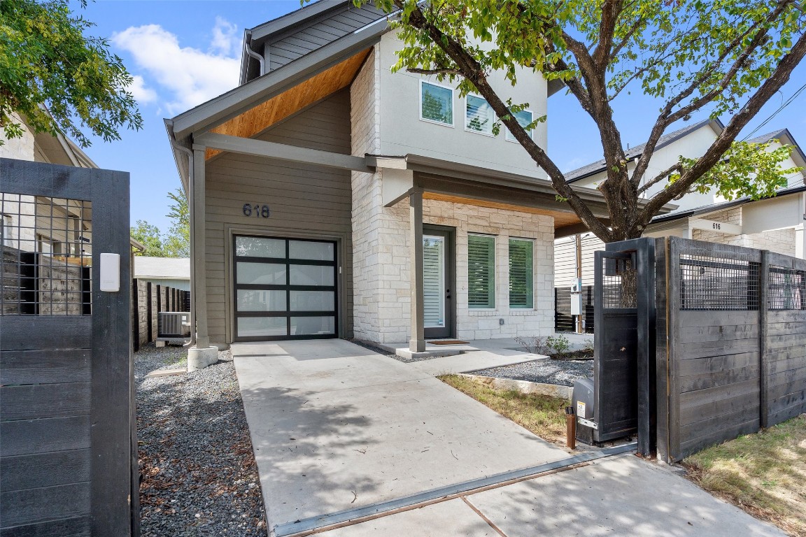 a view of a house with a outdoor space