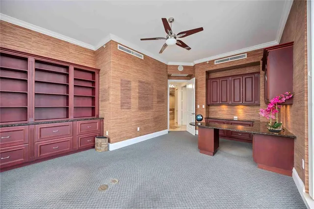 a room with furniture and window