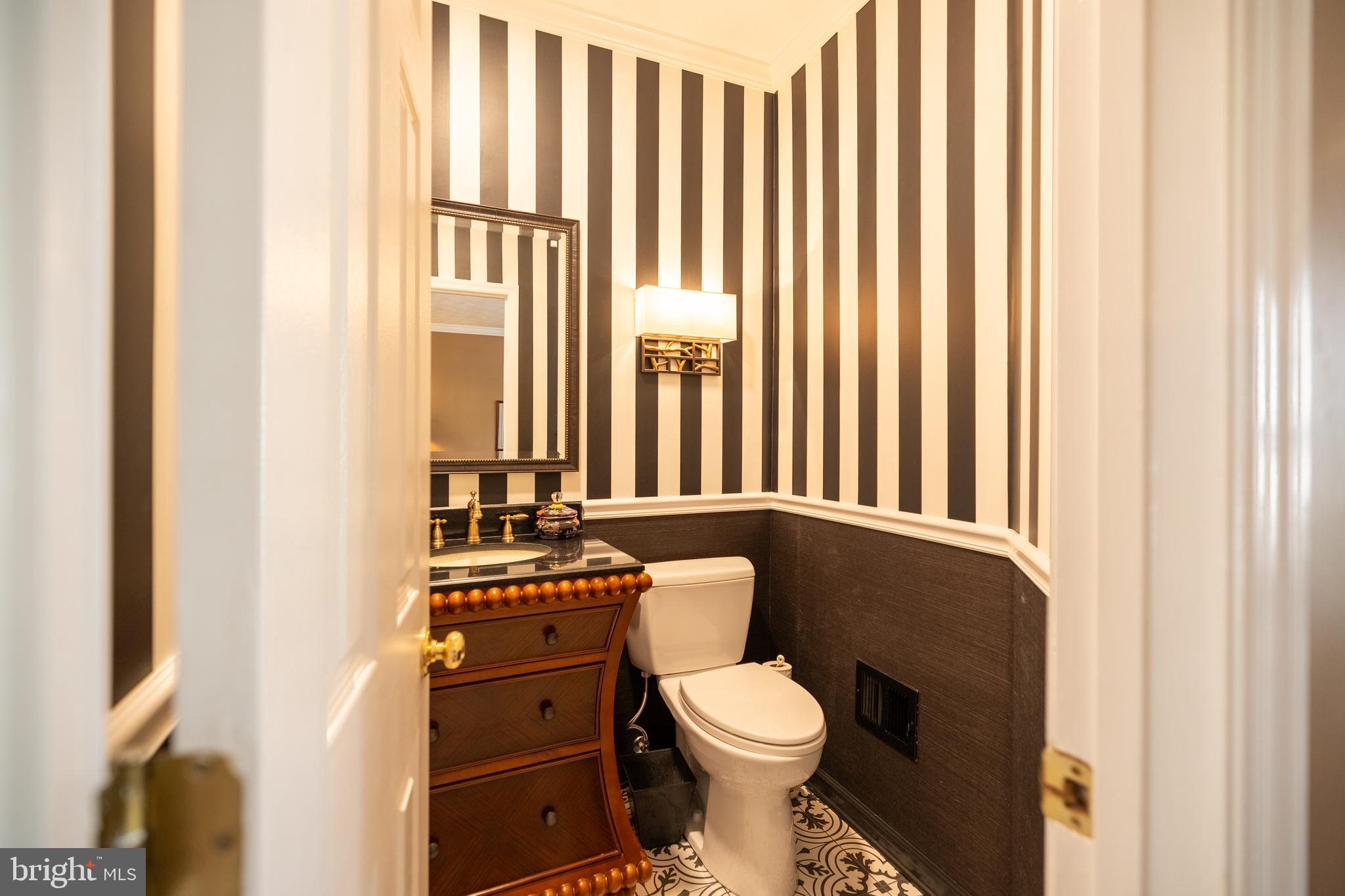 14084 Winding Ridge Lane Centreville, VA 20121 - Photo 10 of 48 Upgraded powder room with designer finishes