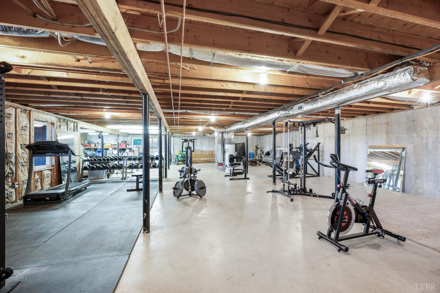 1203 Everett Road Forest, VA 24551 - Photo 47 of 68 a view of a room with gym equipment