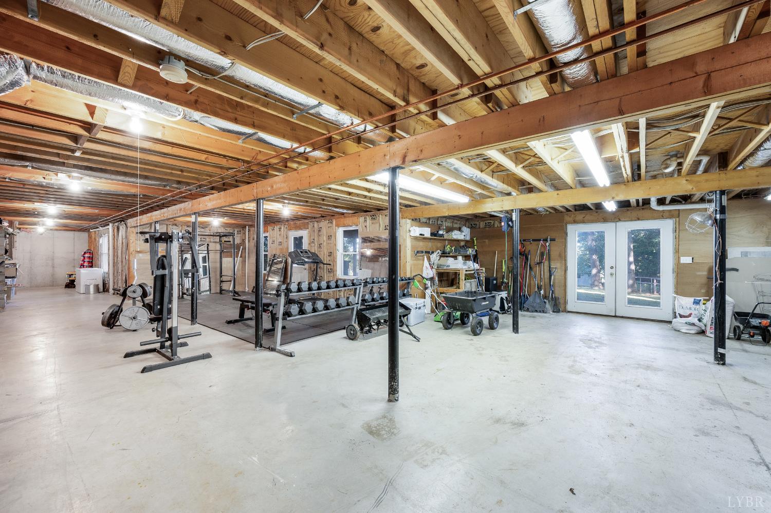 1203 Everett Road Forest, VA 24551 - Photo 49 of 68 a view of a room with gym equipment