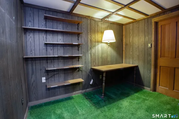 a room with table and chair