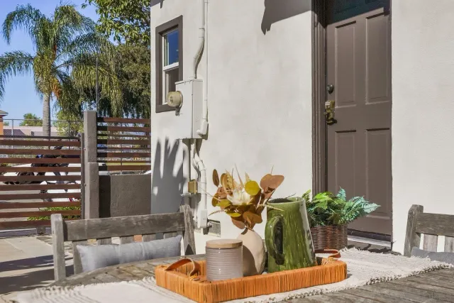 a view of balcony and patio