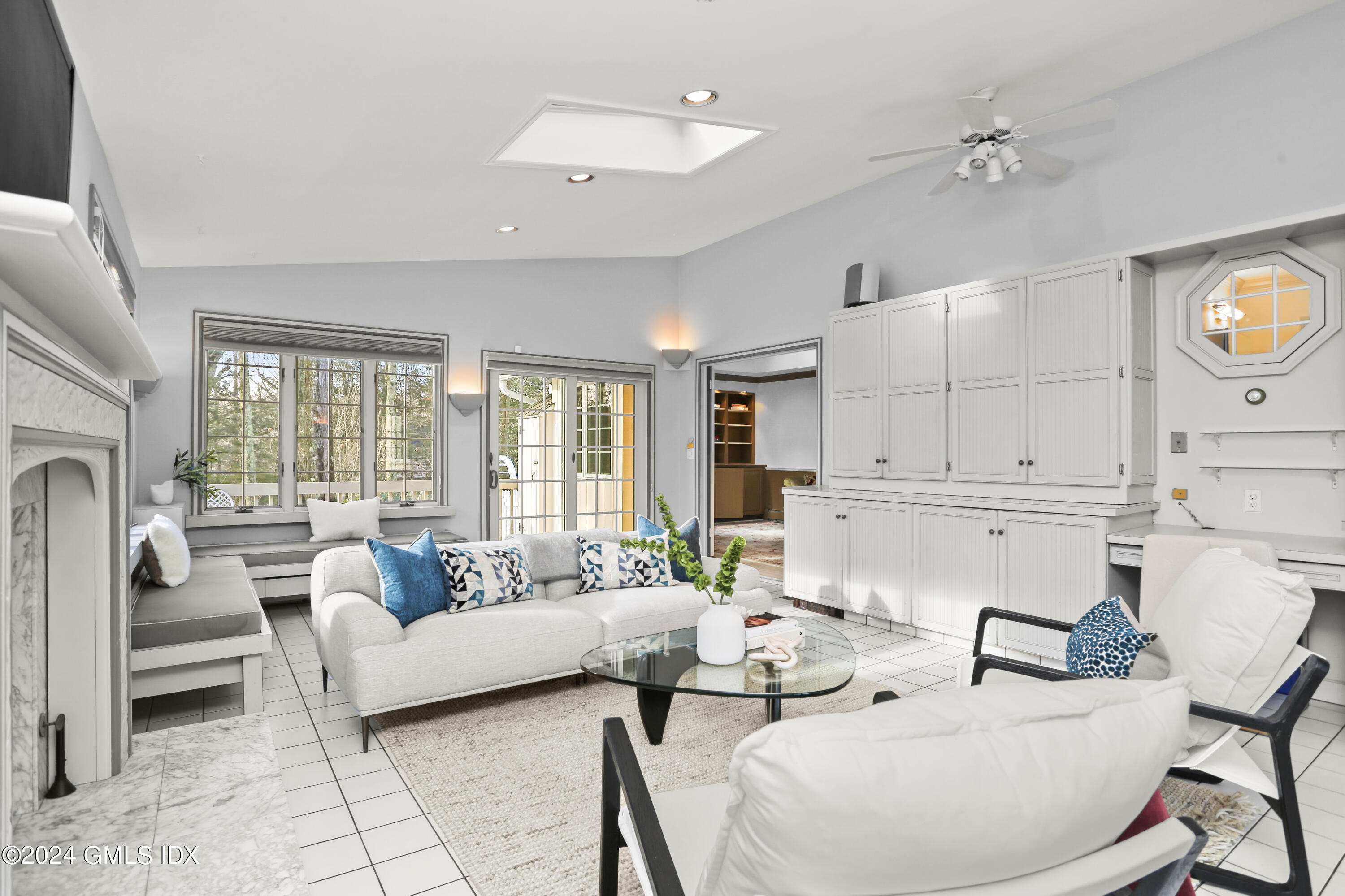 356 Haviland Road Stamford, CT 06903 - Photo 19 of 40 a living room with furniture and a large window