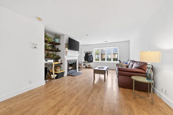 a view of a car in a garage