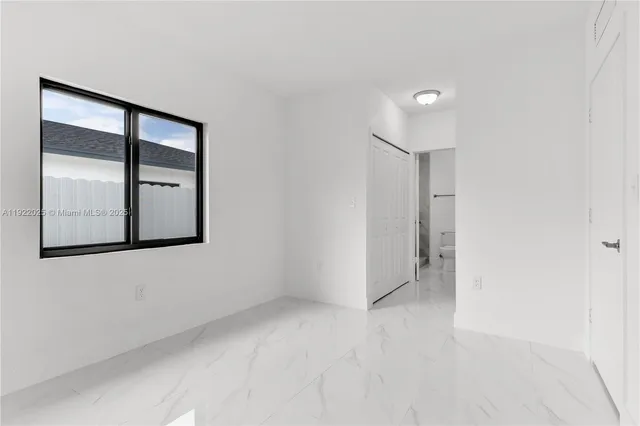 a view of an empty room