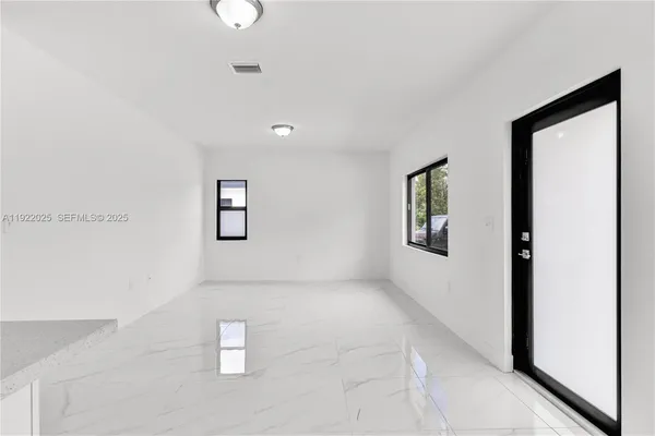 a view of an empty room