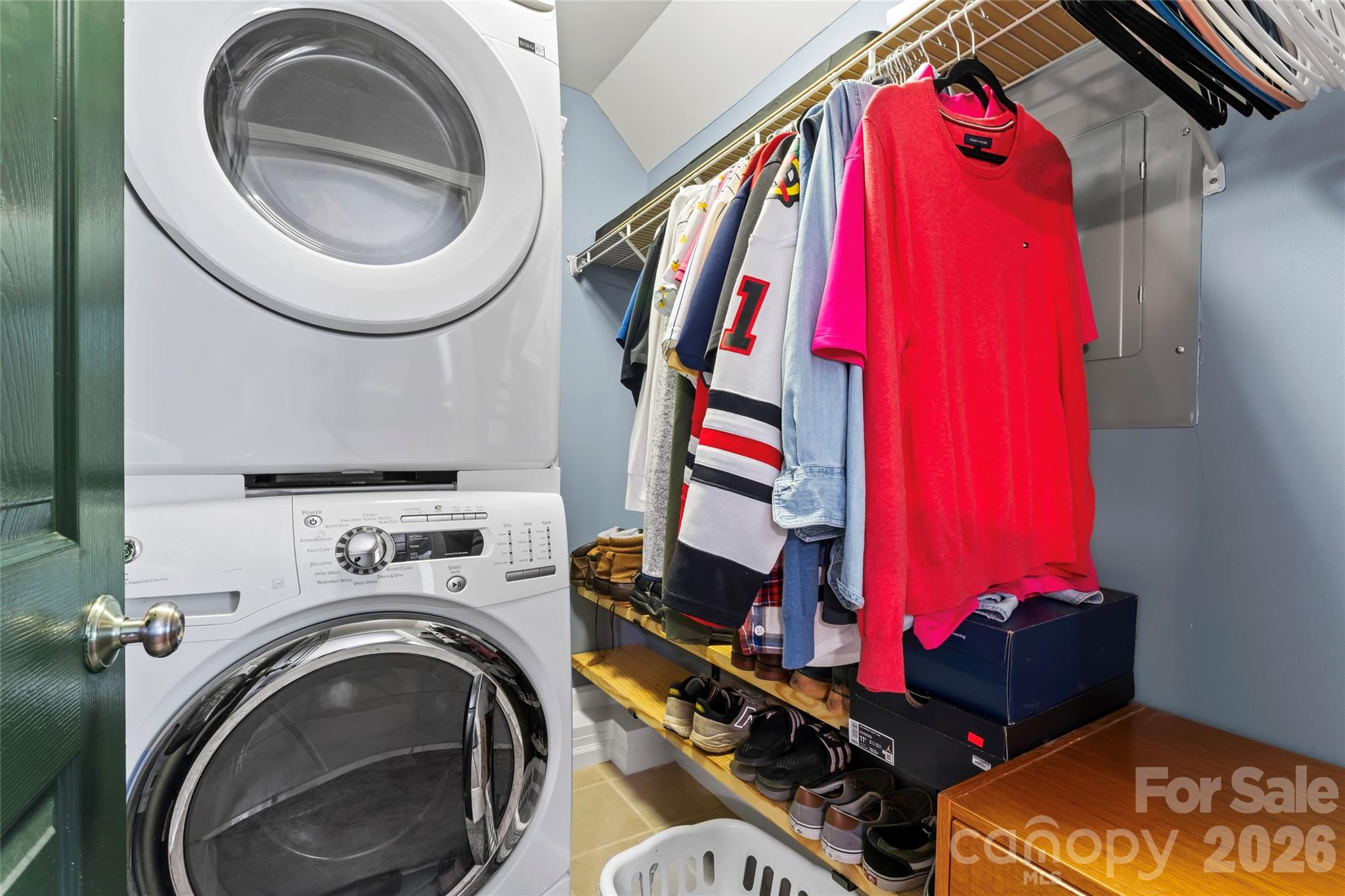 3520 Colony Road, Unit D Charlotte, NC 28211 - Photo 21 of 25 a utility room with dryer and washer