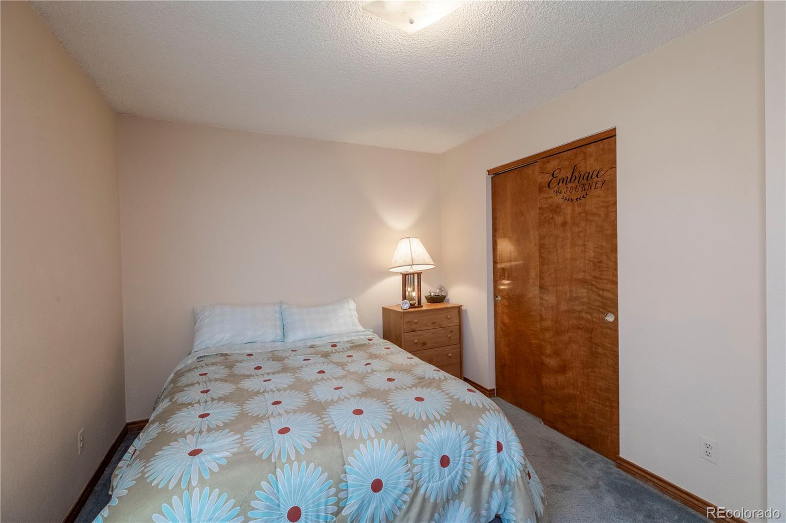 2141 Remington Road Elizabeth, CO 80107 - Photo 15 of 42 a bedroom with a bed and a closet