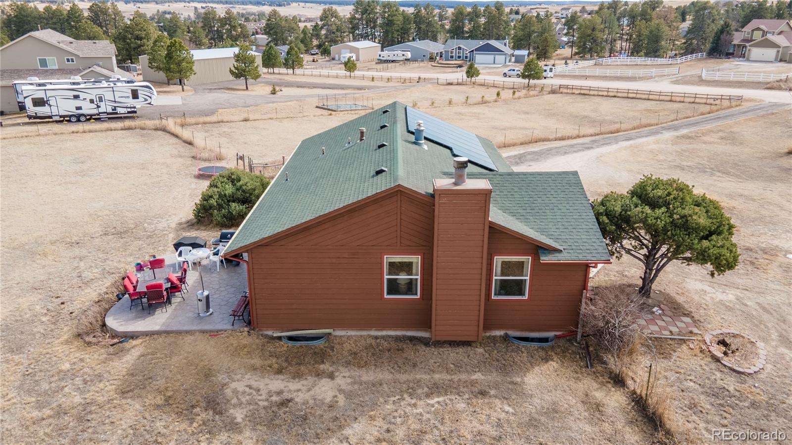2141 Remington Road Elizabeth, CO 80107 - Photo 28 of 42 a view of a house with a outdoor space