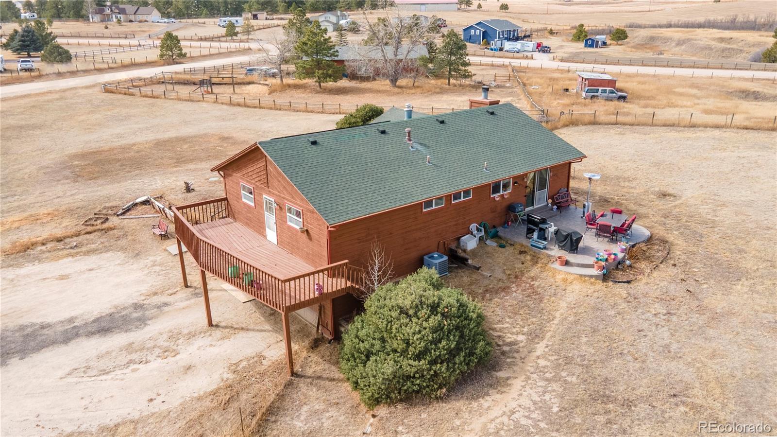 2141 Remington Road Elizabeth, CO 80107 - Photo 31 of 42 an aerial view of residential houses with outdoor space