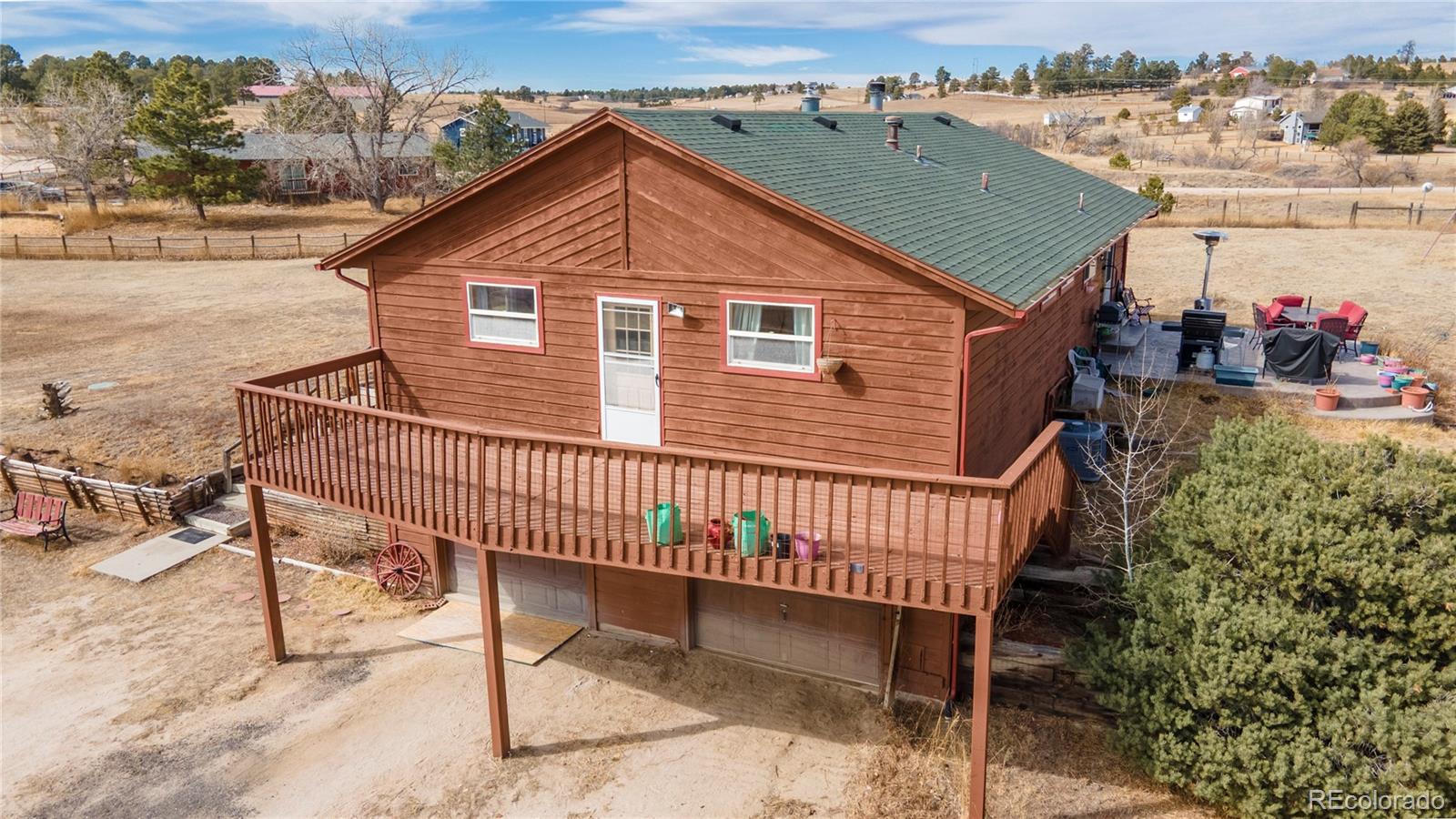 2141 Remington Road Elizabeth, CO 80107 - Photo 32 of 42 a front view of a house with a yard