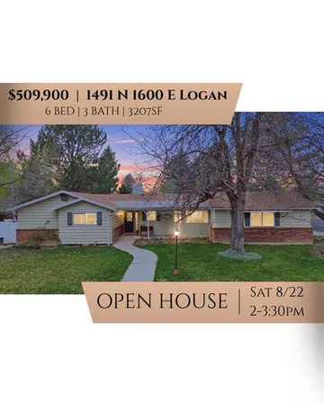 $509,900 | 1491 North 1600th Street East, Logan, UT 84341