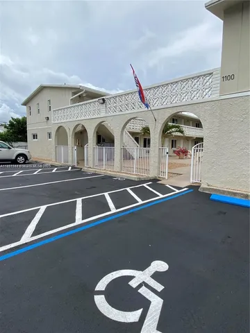 a front view of a house with a space