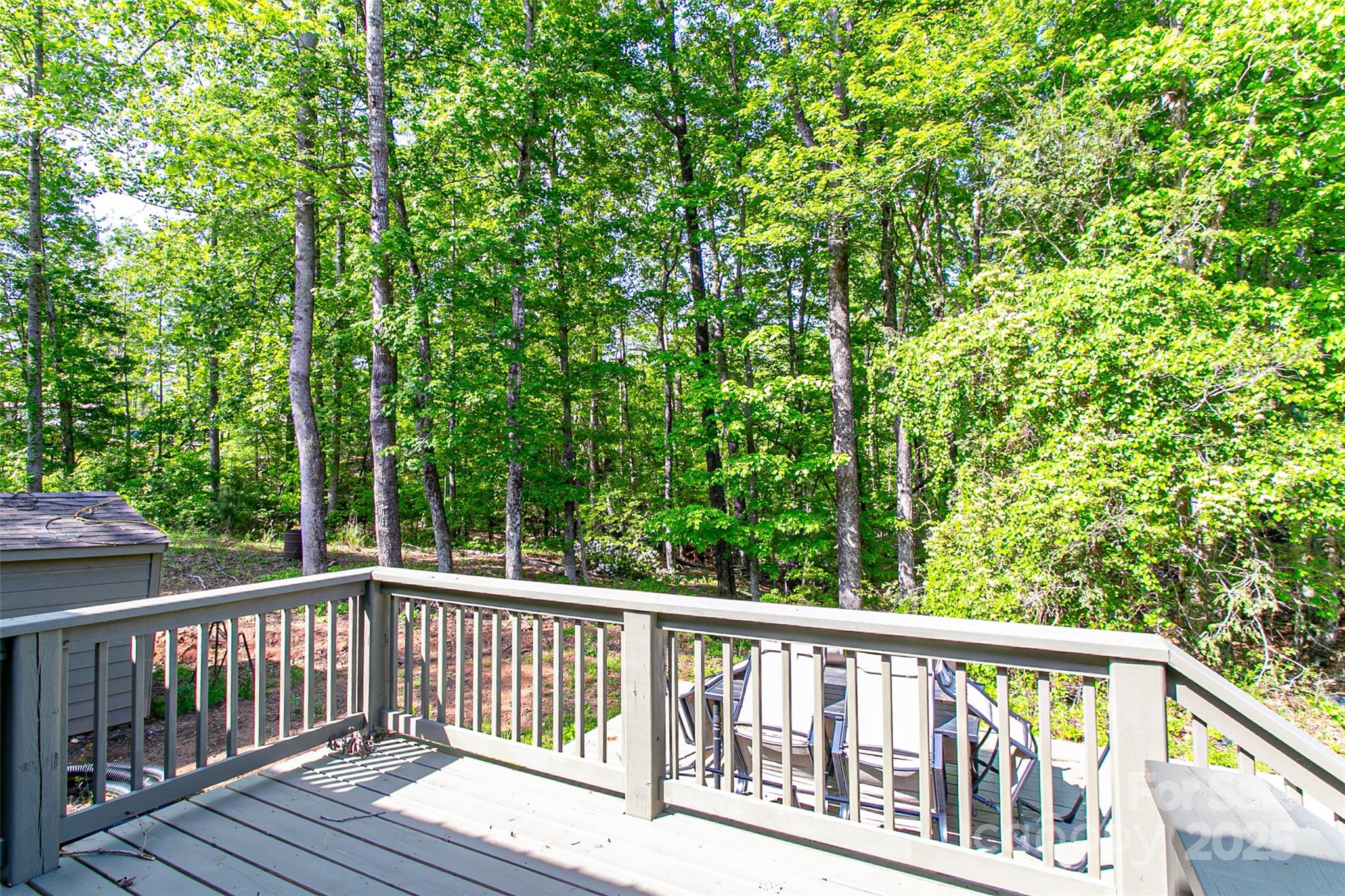115 Cold Springs Drive Mill Spring, NC 28756 - Photo 40 of 42 a view of balcony with deck and yard
