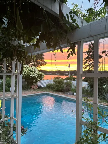 a view of city and mountain