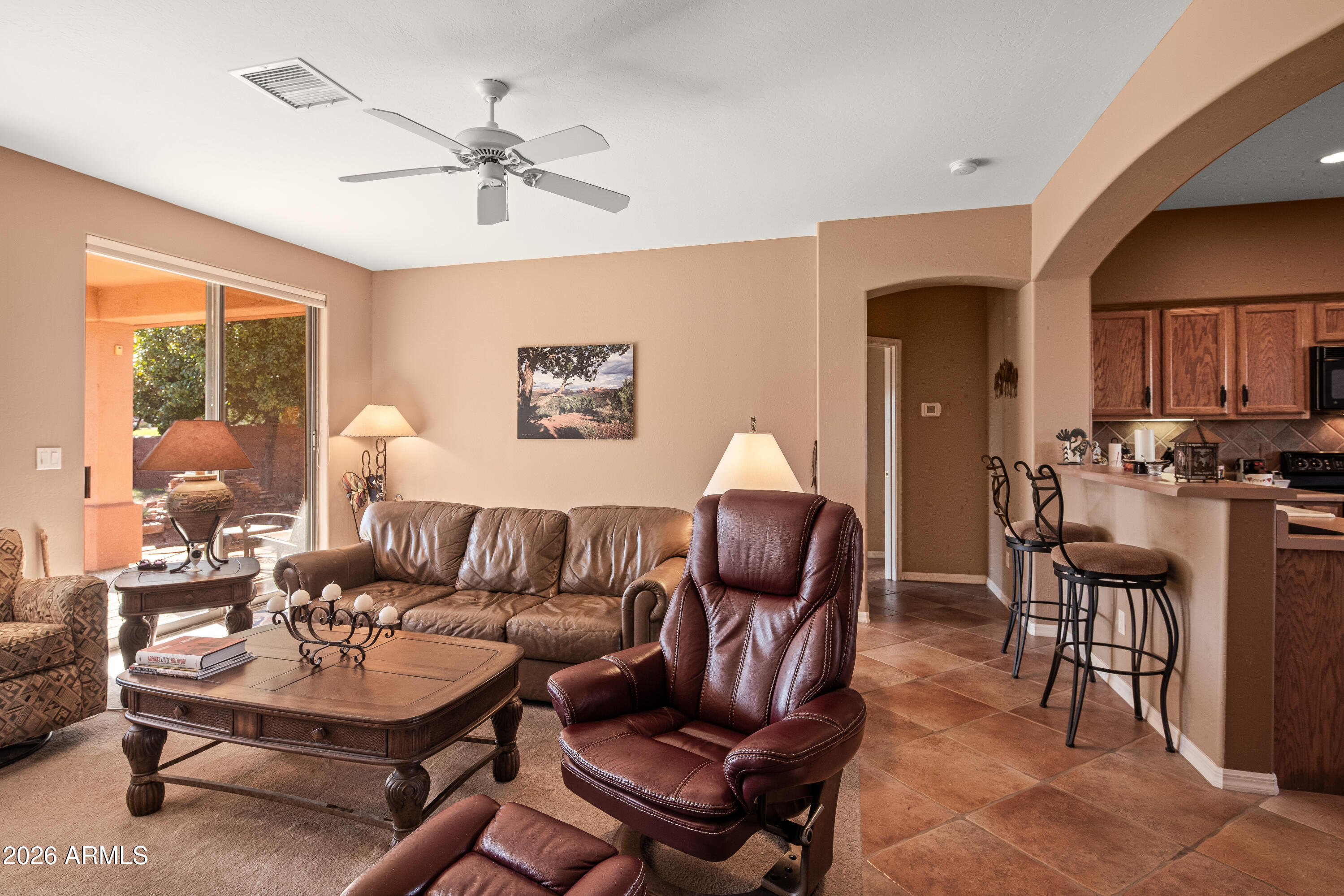 1070 Crown Ridge Road Sedona, AZ 86351 - Photo 6 of 28 a living room with furniture