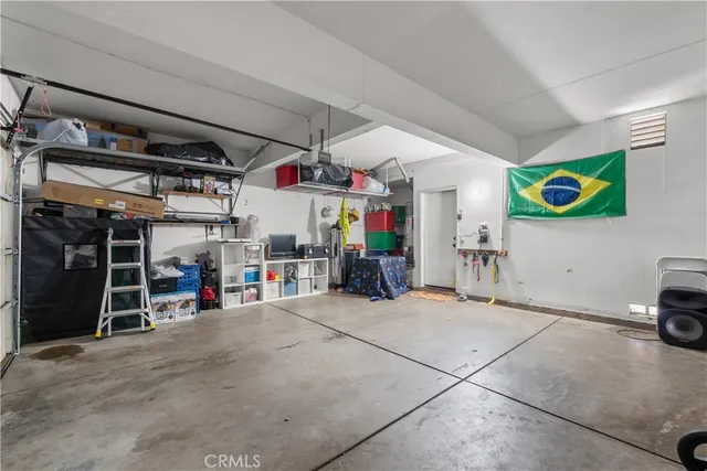 a bedroom with furniture and a bed