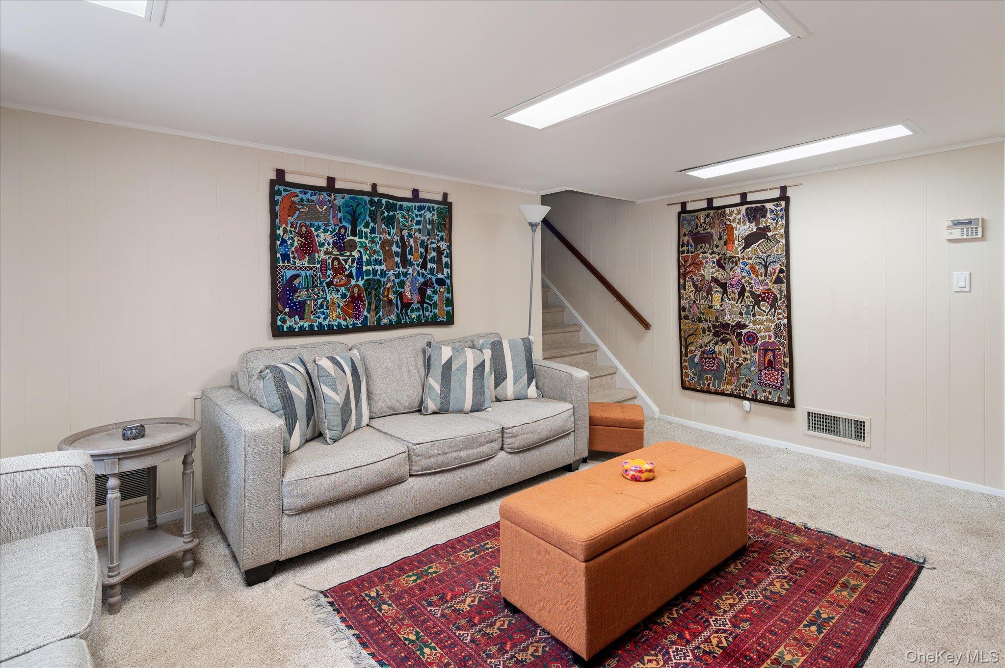 4 Pine Ridge Road Rye Brook, NY 10573 - Photo 28 of 41 Family Room (stairs to kitchen)