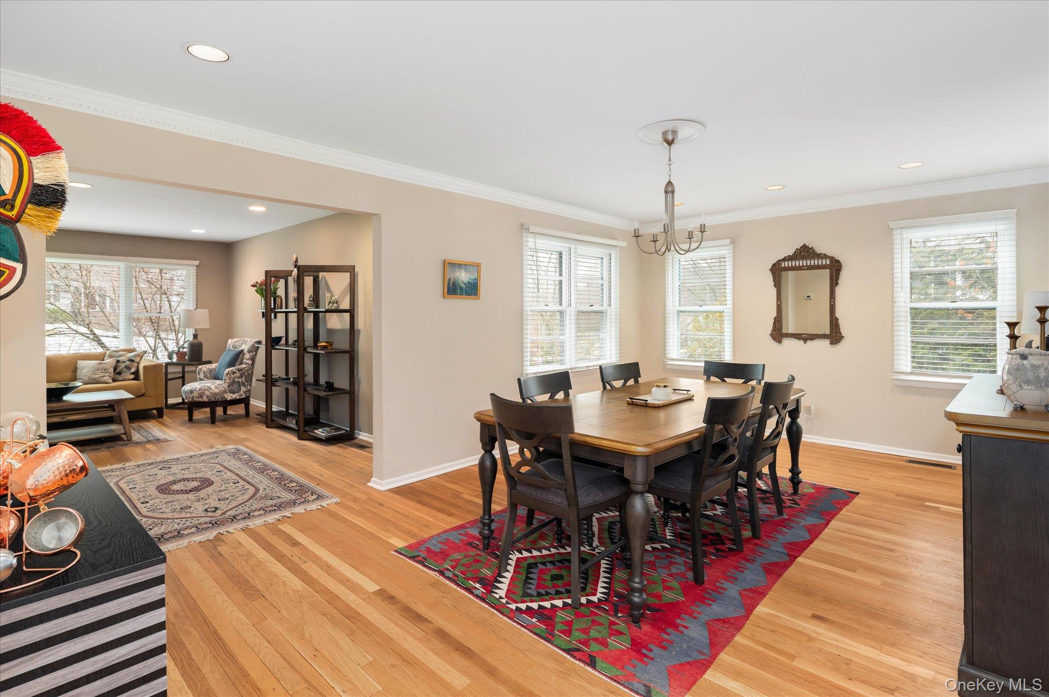 4 Pine Ridge Road Rye Brook, NY 10573 - Photo 7 of 41 Dining Room (to living room)