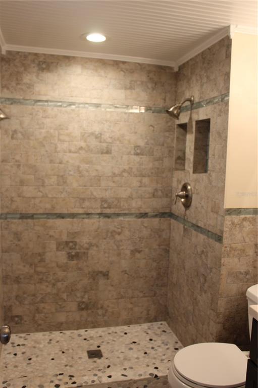 6812 Roosevelt Drive Port Richey, FL 34668 - Photo 5 of 11 a bathroom with a toilet and a shower