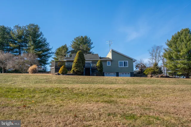 a view of a lake with a mountain