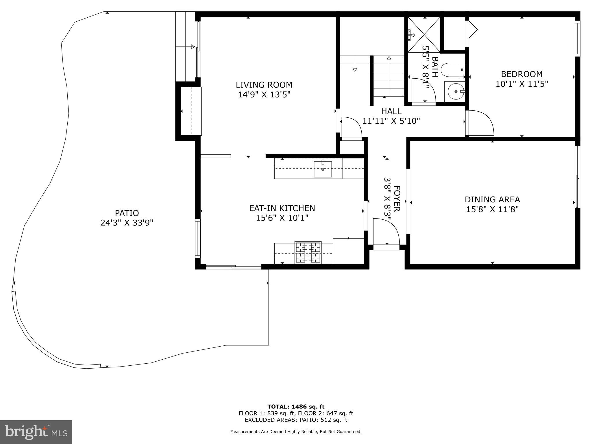 9002 Blue Pool Columbia, MD 21045 - Photo 41 of 43 Main Level Floor Plan