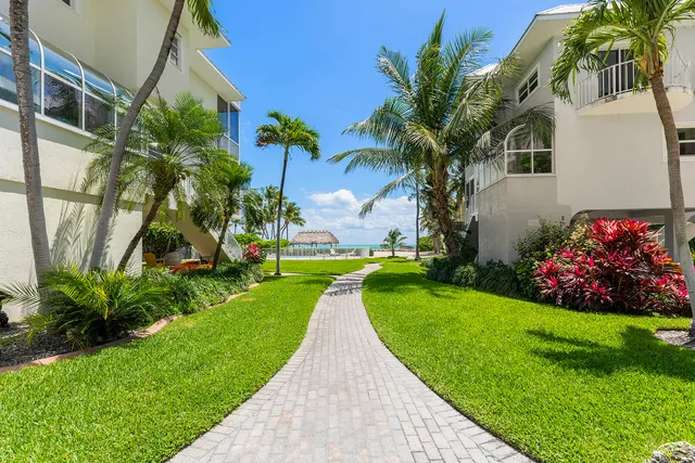 a view of a potted plants in front of a house