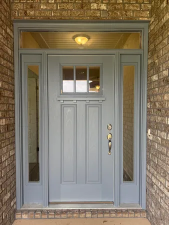 a view of front door