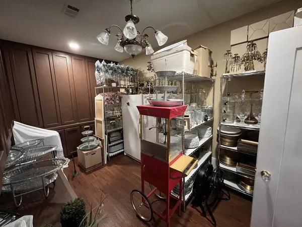 a view of a storage & utility room