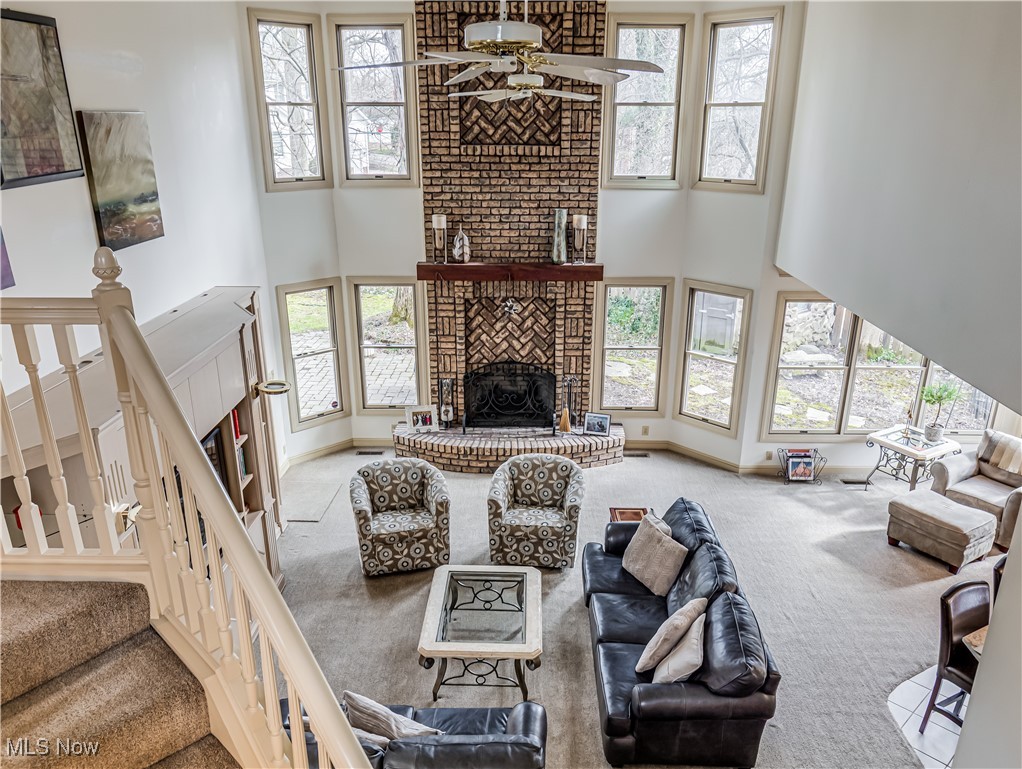 287 Overwood Road Akron, OH 44313 - Photo 25 of 48 Back stairs to second floor with view of Great Room
